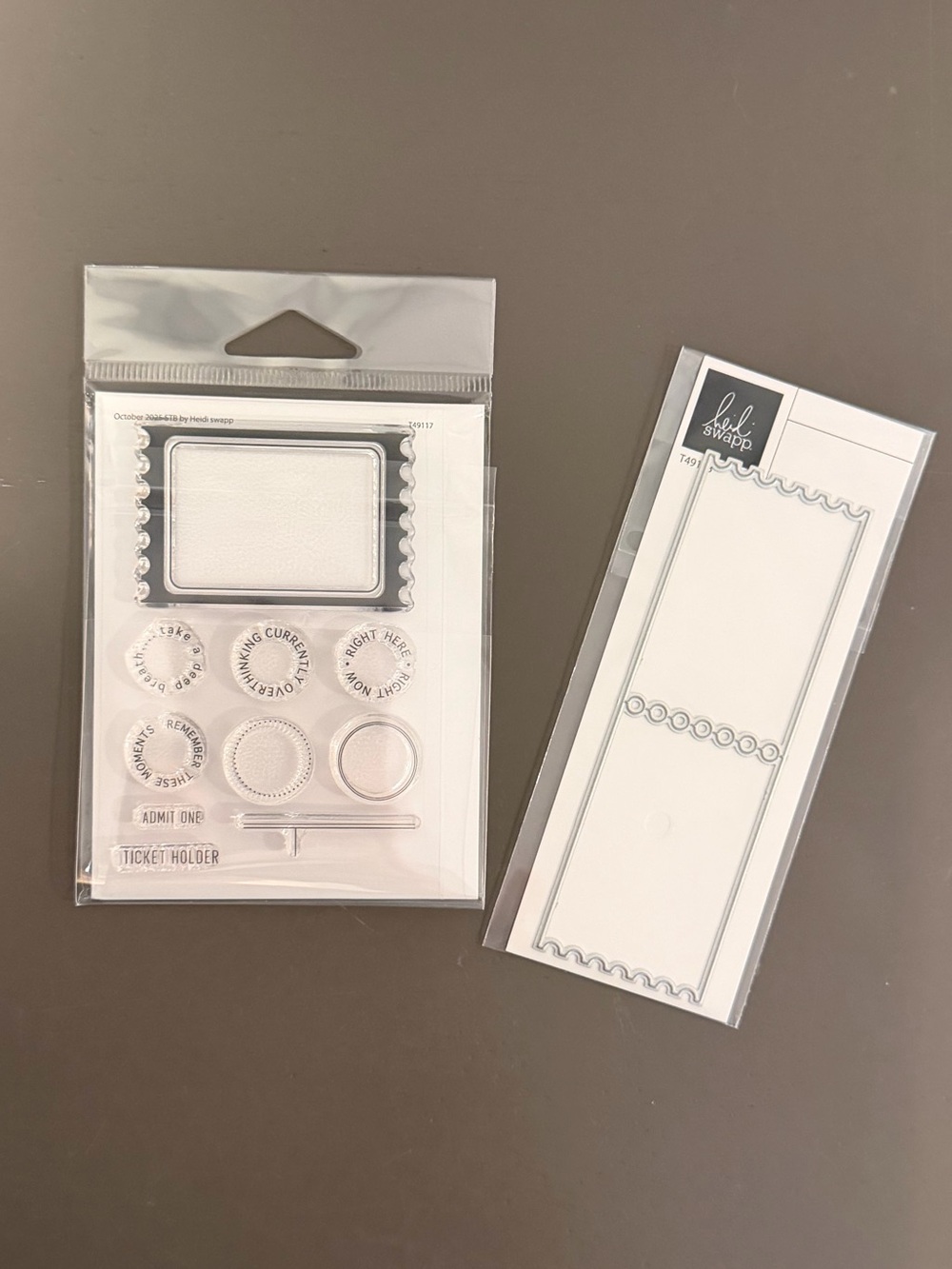 Heidi Swapp Stop The Blur Die & Stamp Set